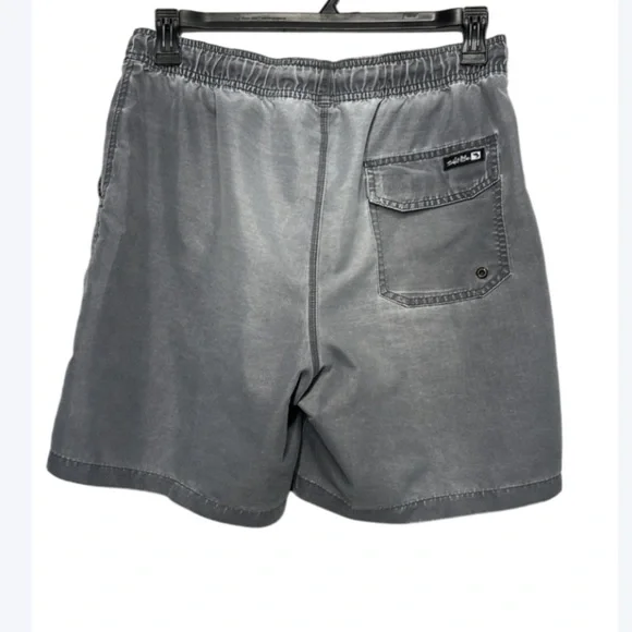 Salt Life Gray Swim Trunks Men’s Large | Sand-Washed Look | Elastic Waist - Picture 2 of 8